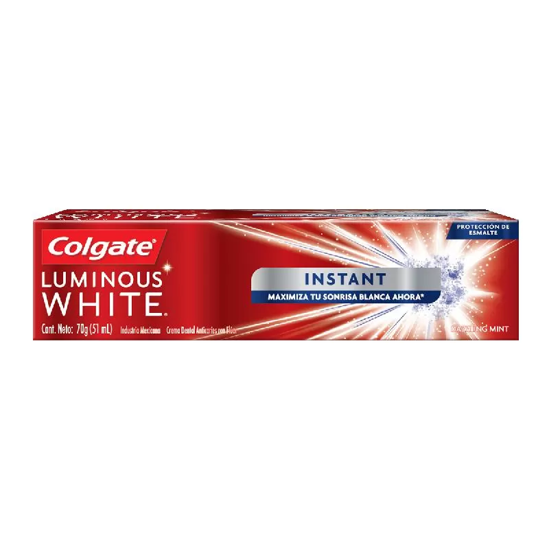 COLGATE LUMINOUS WHITE INSTAN 70 CRE DEN