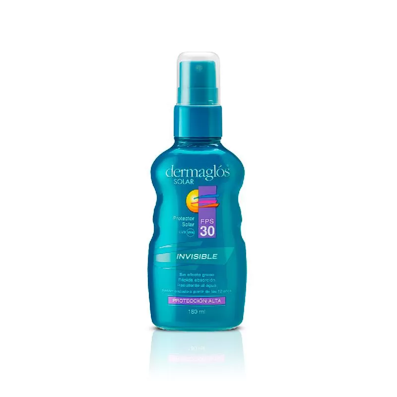 Dermaglós Solar Fps30 Invisible Spray Continuo