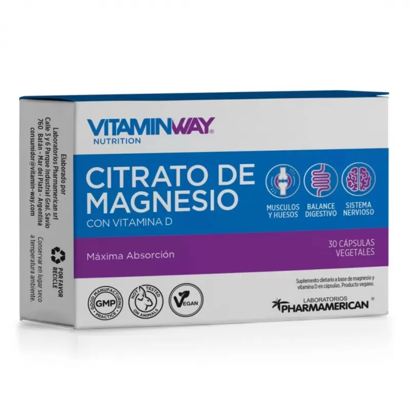 VitaminWay Citrato de Magnesio 30 caps